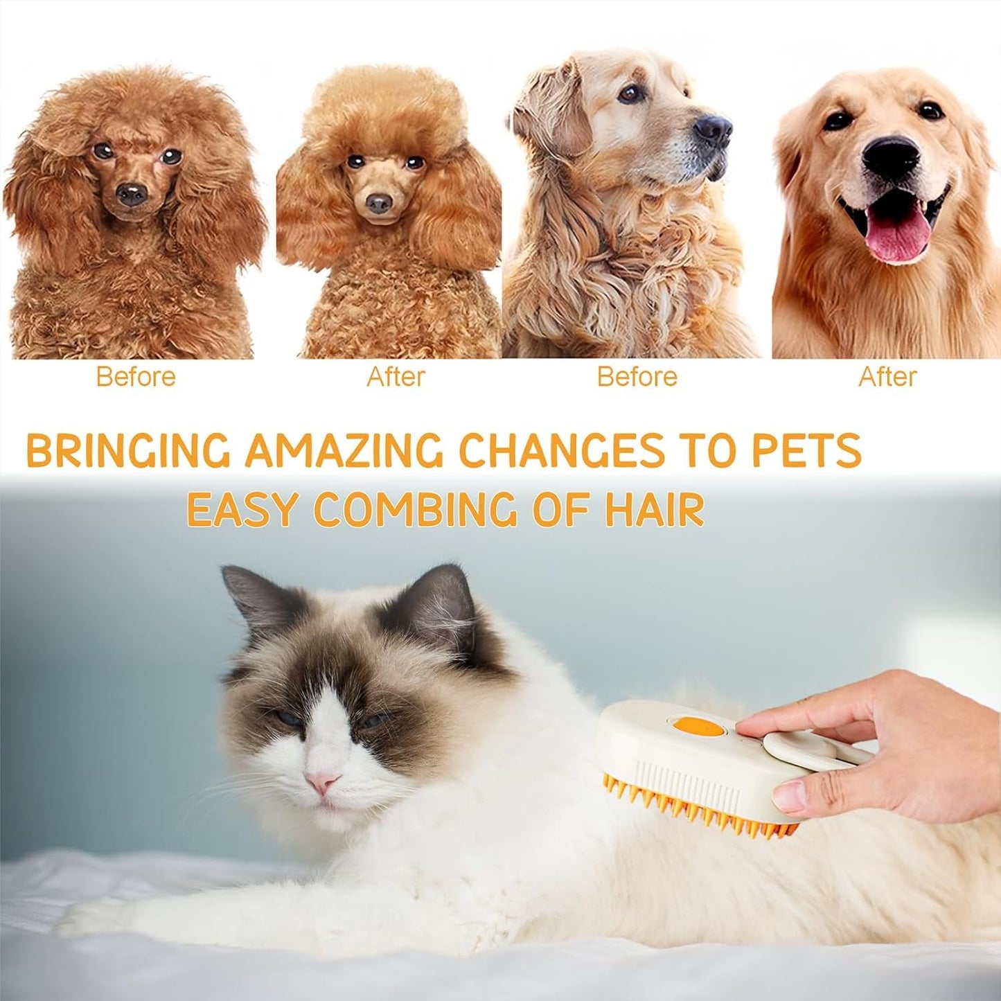 Pet Steam Brush
