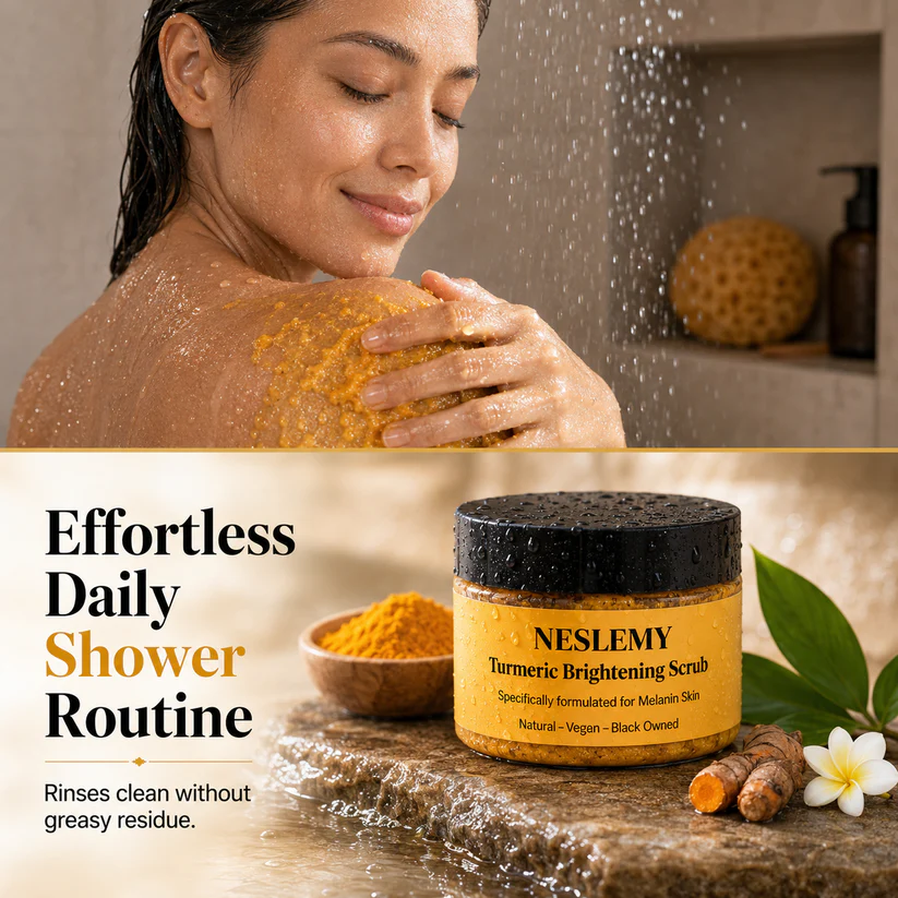 🏆 LIMITED-TIME 30% OFF! ✨Turmeric Exfoliating Body Scrub