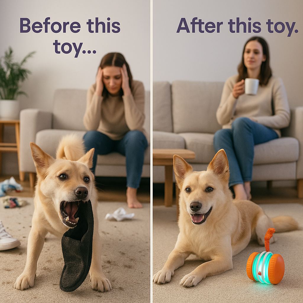 🐶 The Smart Interactive Ball That Keeps Dogs & Cats Busy for Hours 🐱