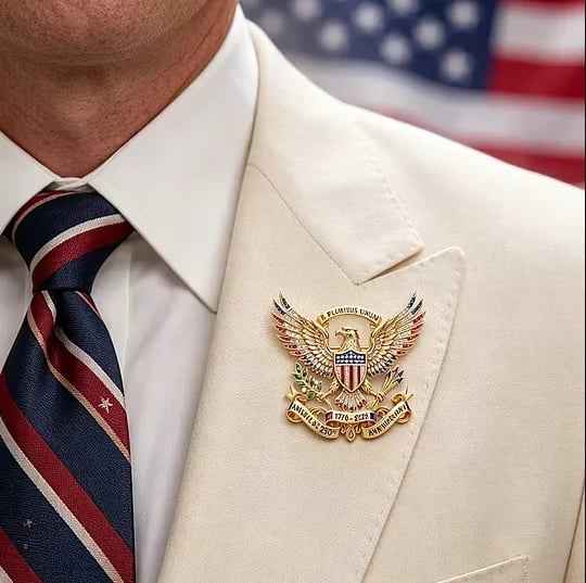 🔥🔥 July 4th Special:US 250th Anniversary Brooch Pin