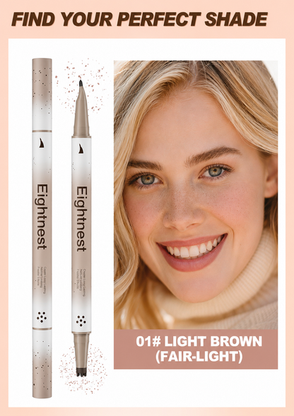 Natural-Looking Dual-Tip Freckle Pen | Waterproof, Sweatproof & Smudge-Resistant Freckle Stamp
