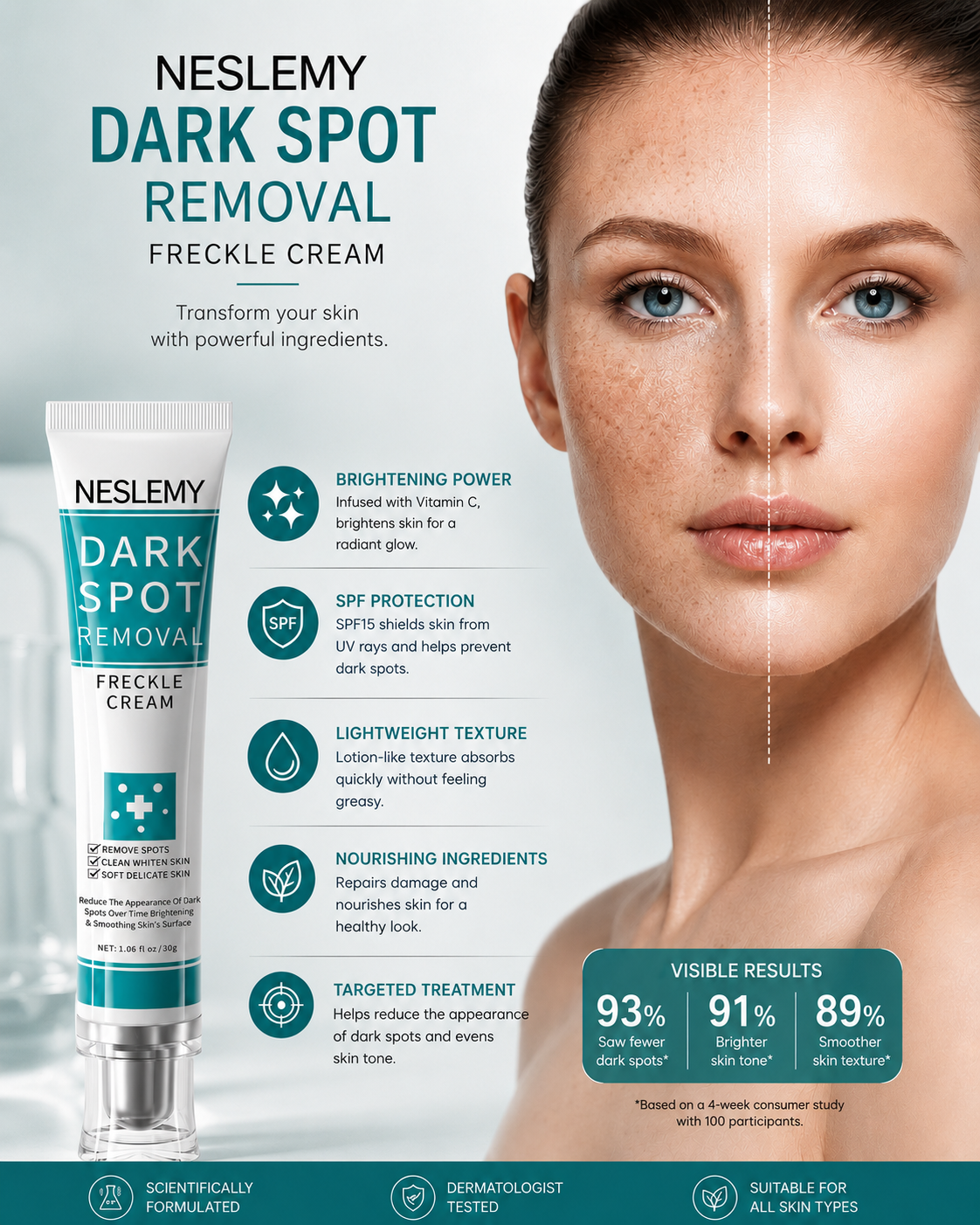 ✨Dark Spot Removal Cream That Helps Reveal Brighter, Healthier-Looking Skin