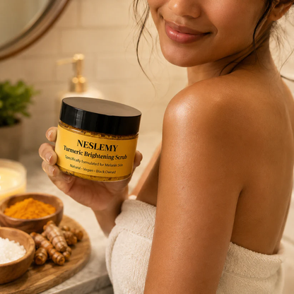 🏆 LIMITED-TIME 30% OFF! ✨Turmeric Exfoliating Body Scrub