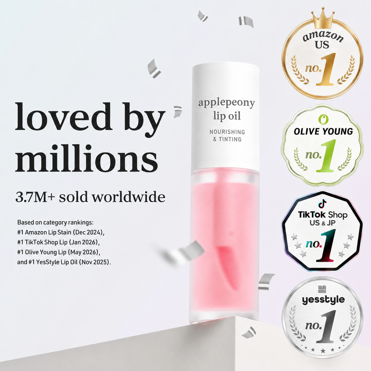 👄Lip Oil Tint - Oil-to-Stain Color System For Juicy Gloss & Long-Lasting Natural Lips