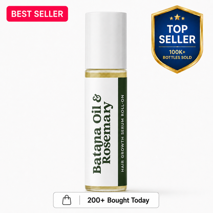 Rosemary & Batana Scalp Serum Roll-On – Daily Hair & Scalp Support for Fuller-Looking Hair