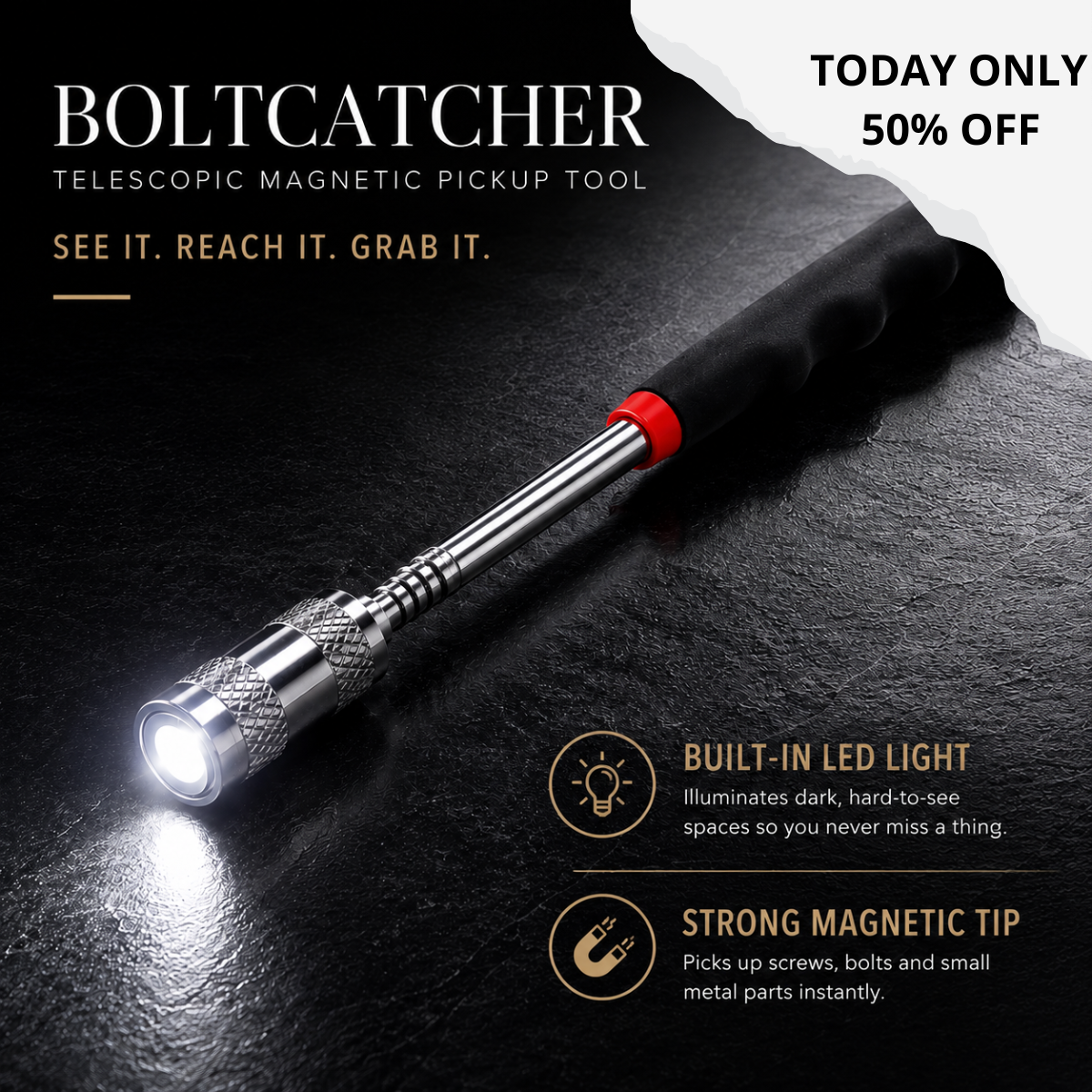 BoltCatcher LED Magnet Pen