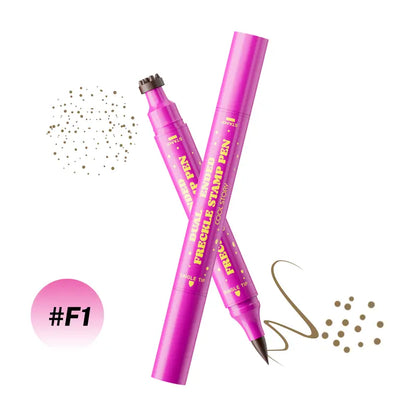Waterproof Freckles Pen: Faux Freckle Stamp and Fine Tip
