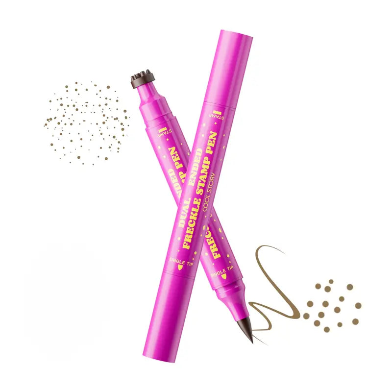 Waterproof Freckles Pen: Faux Freckle Stamp and Fine Tip