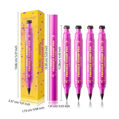Waterproof Freckles Pen: Faux Freckle Stamp and Fine Tip