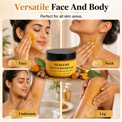 🏆 LIMITED-TIME 30% OFF! ✨Turmeric Exfoliating Body Scrub
