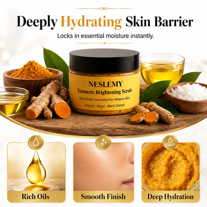 🏆 LIMITED-TIME 30% OFF! ✨Turmeric Exfoliating Body Scrub