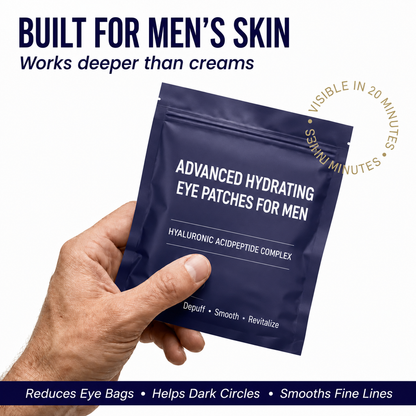 ✨ Under-Eye Repair Patches for Men — Depuff, Smooth & Brighten Tired Eyes ✨