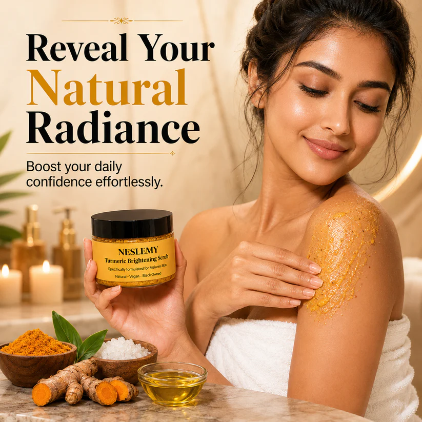 🏆 LIMITED-TIME 30% OFF! ✨Turmeric Exfoliating Body Scrub