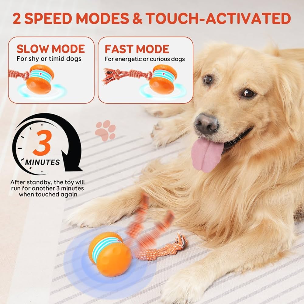 🐶 The Smart Interactive Ball That Keeps Dogs & Cats Busy for Hours 🐱