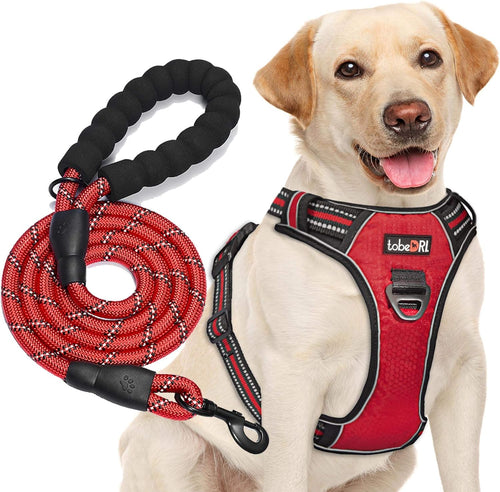 No Pull Dog Harness Adjustable Reflective Oxford Easy Contro