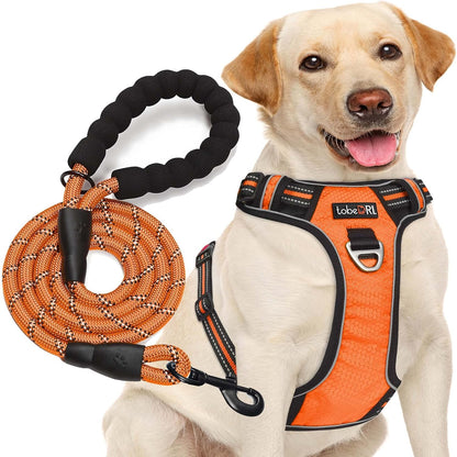 No Pull Dog Harness Adjustable Reflective Oxford Easy Contro
