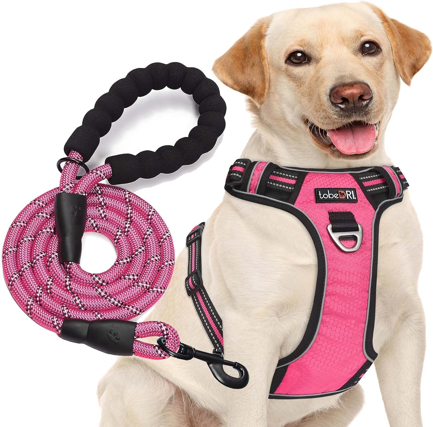No Pull Dog Harness Adjustable Reflective Oxford Easy Contro