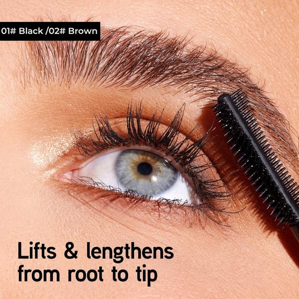 💜LAST DAY - BUY 1 GET 1 FREE💜All-Day Beautiful Lashes, Smudge-Proof! Waterproof Fiber Mascara for Natural Volume
