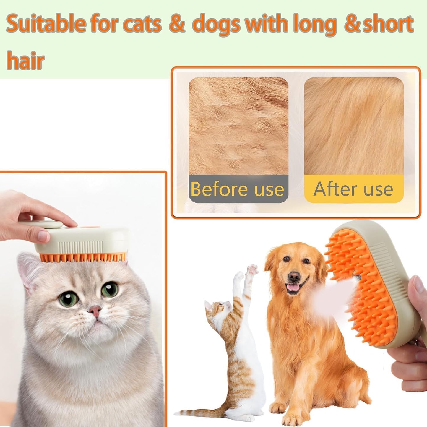 Pet Steam Brush