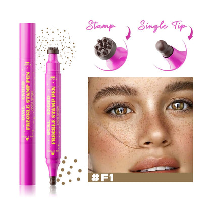 Waterproof Freckles Pen: Faux Freckle Stamp and Fine Tip