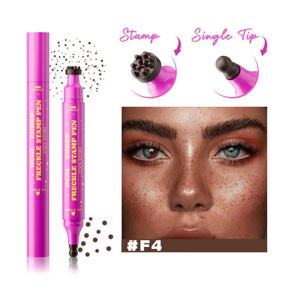 Waterproof Freckles Pen: Faux Freckle Stamp and Fine Tip