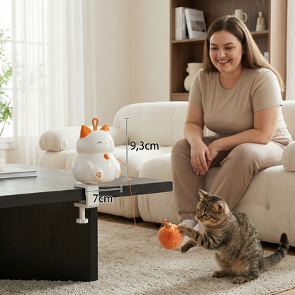 Automatic Cat Play Ball with Lifting Motion