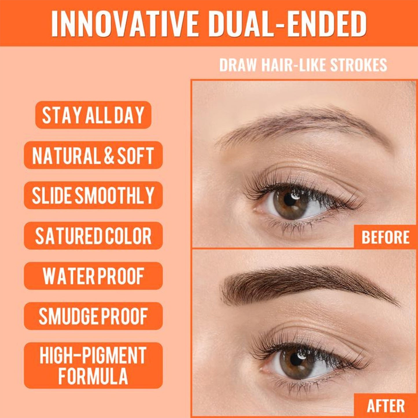 🥳2026 HOT SALE🥳 Waterproof & Smudge-Proof Brow Pen