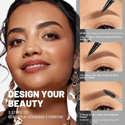 🥳2026 HOT SALE🥳 Waterproof & Smudge-Proof Brow Pen