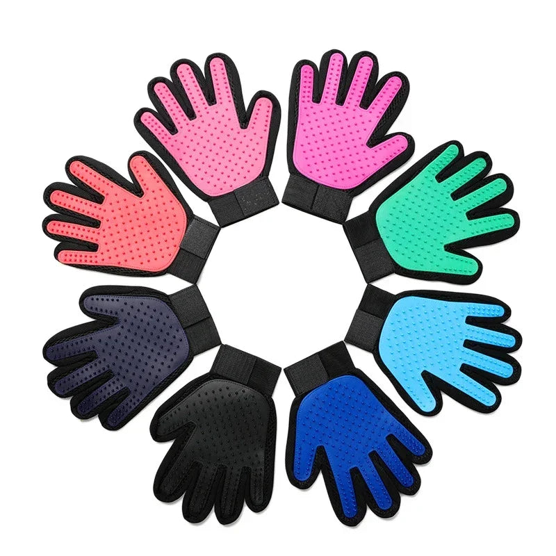 Silicone Grooming Gloves 🐾