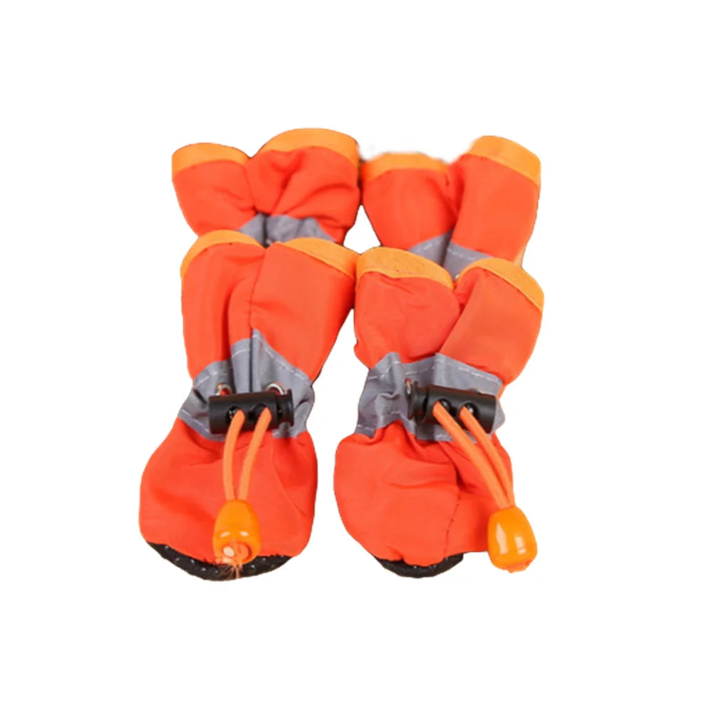 Waterproof Pet Booties – 4pcs Set