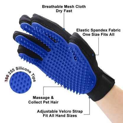 Silicone Grooming Gloves 🐾