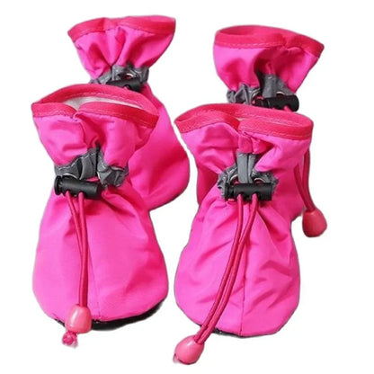 Waterproof Pet Booties – 4pcs Set