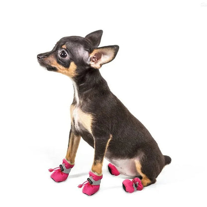 Waterproof Pet Booties – 4pcs Set
