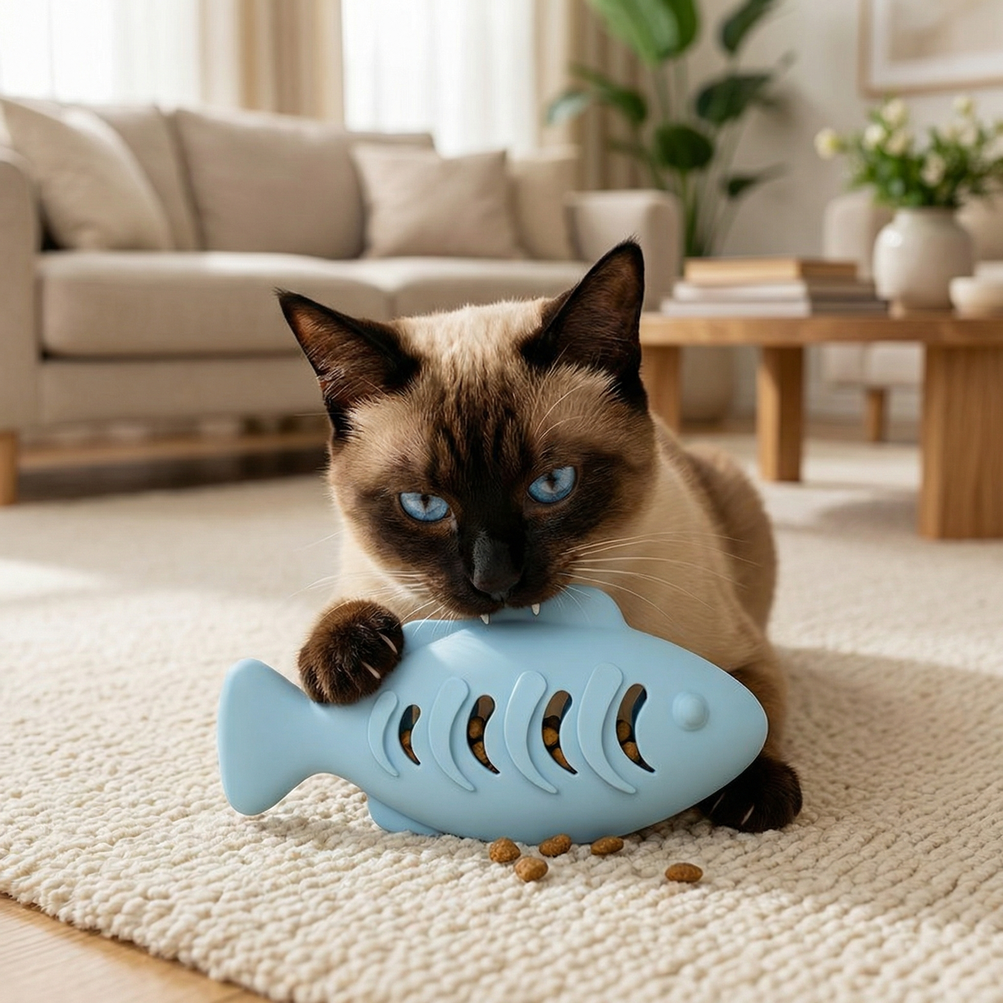 Teeth-cleaning chew & nibble fish