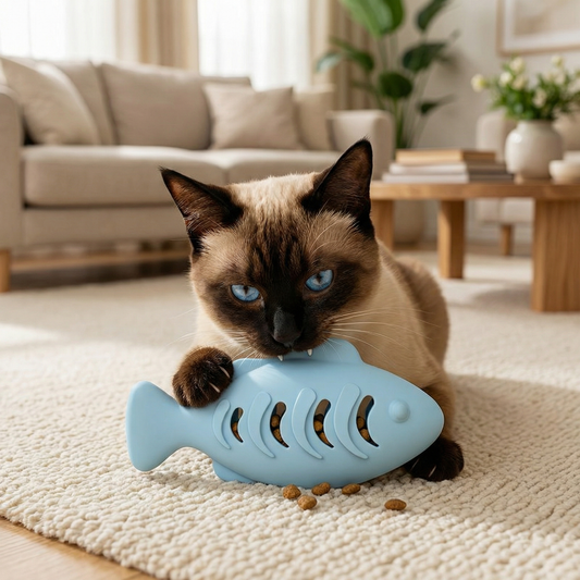 Teeth-cleaning chew & nibble fish