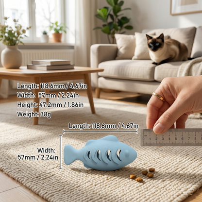 Teeth-cleaning chew & nibble fish