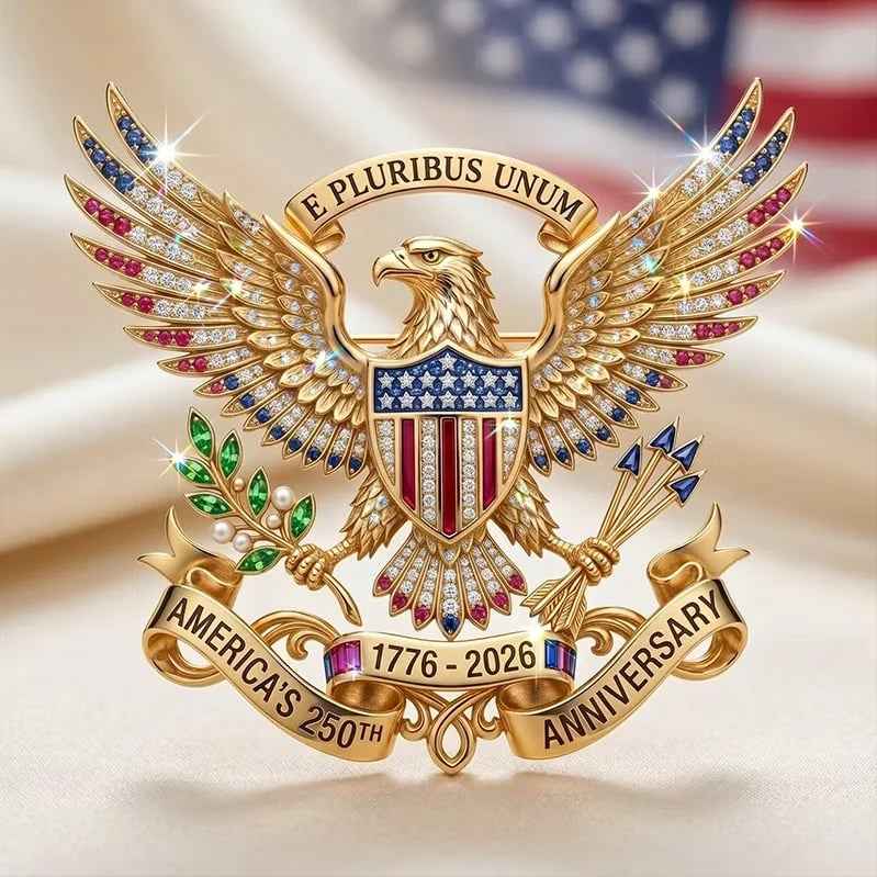 🔥🔥 July 4th Special:US 250th Anniversary Brooch Pin