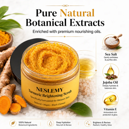 🏆 LIMITED-TIME 30% OFF! ✨Turmeric Exfoliating Body Scrub
